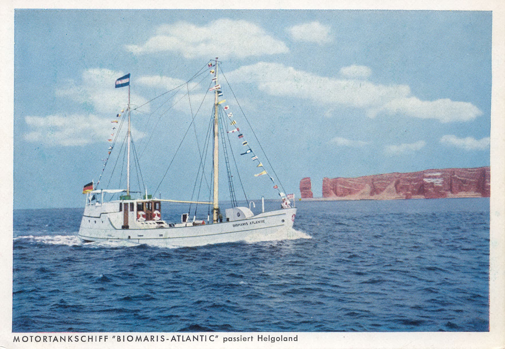 Motortankschiff „MS BIOMARIS Atlantik“ (ab 1955), transportierte MeeresTIEFwasser aus der Nordsee nach Bremen