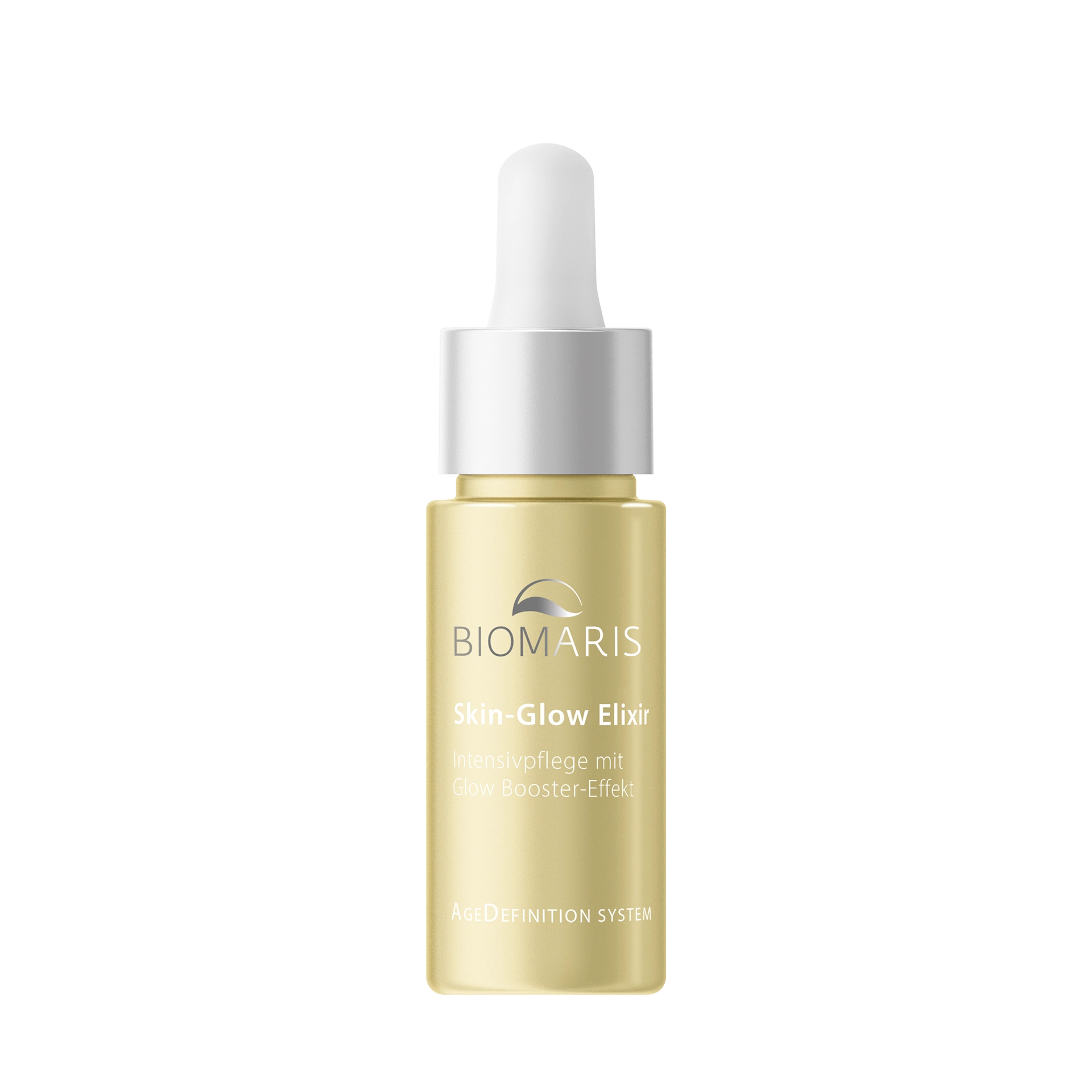 Skin-Glow Elixir in goldfarbener Pipettenflasche