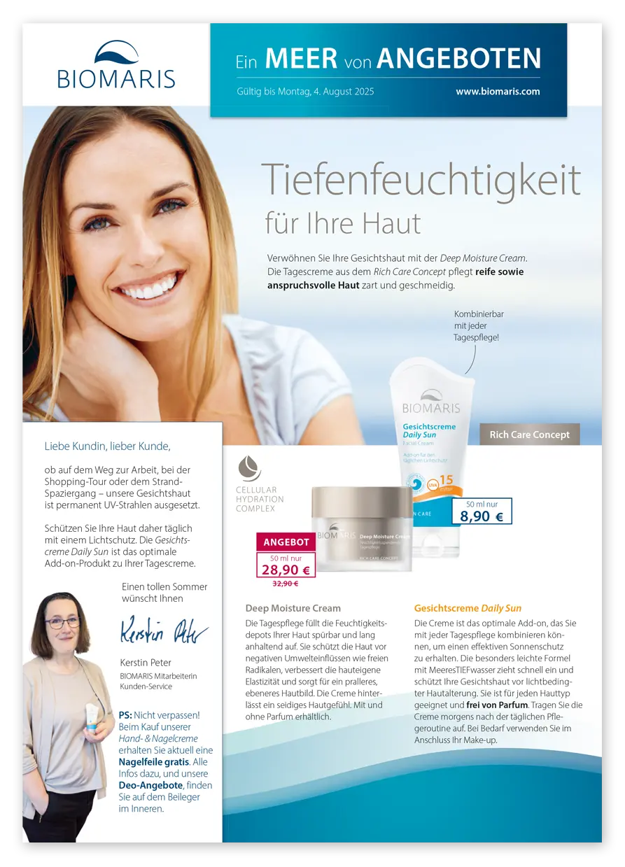 Post-Mailing mit aktue