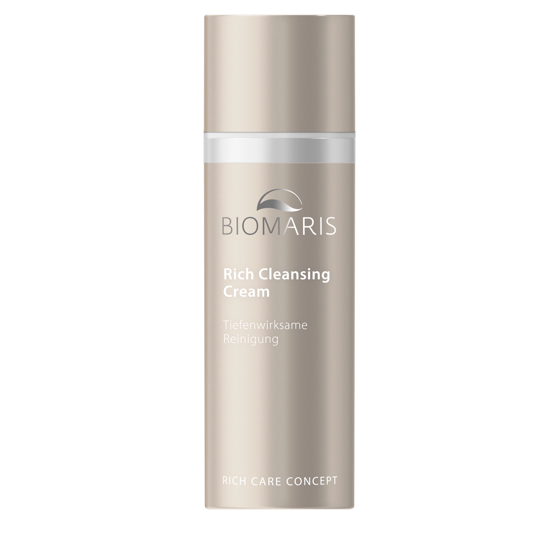 Rich Cleansing Cream in schlickfarbenem Pumpspender